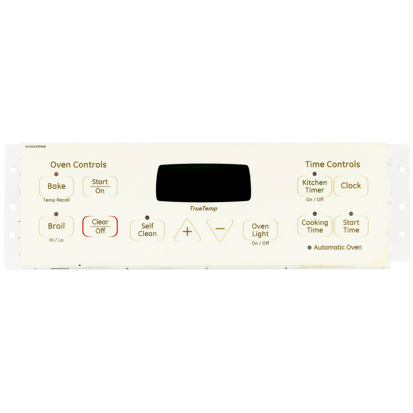 191D3776P007 WB27T10816 White GE Stove Control⚡2 Year Warranty ⚡ Fast Shipping⚡