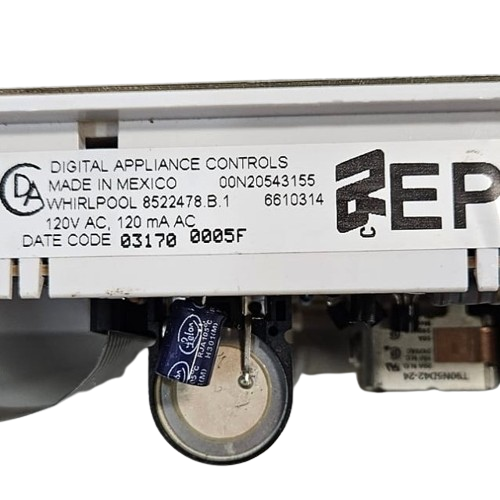 Genuine OEM Whirlpool Control Board 8522478 White🔥 2 Year Warranty 🔥 Fast Shipping 🔥