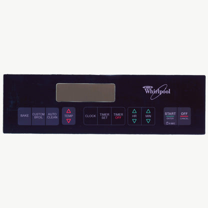 NEW! Stove Overlay Display Face Works With WP103 3195182 3195112 3195100 Oven Control ⚡️2 Year Warranty⚡️Fast Shipping⚡️