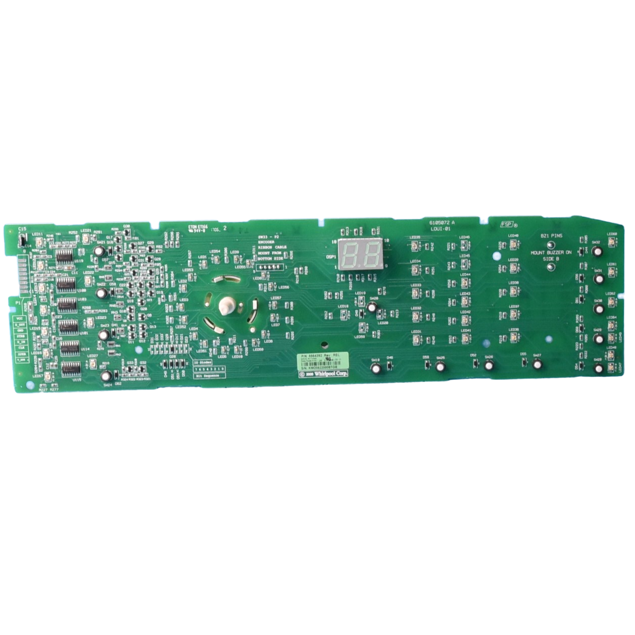 Genuine OEM Whirlpool Control Board 8564392R🔥 2 Year Warranty 🔥 Fast Shipping 🔥