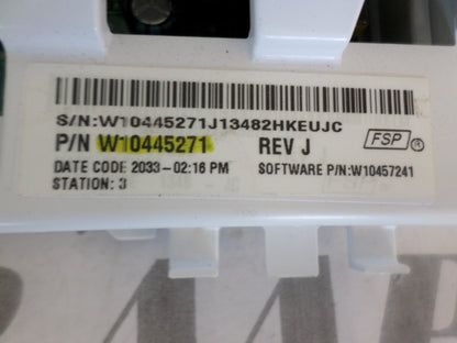 W10445271 Washer Control ⚡️2 Year Warranty⚡️Fast Shipping⚡️