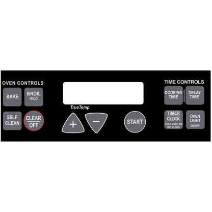 ⭐NEW! Stove Overlay Display Face Works With WB27X27482 164D6582G002 Oven Control ⭐ Fast Shipping!