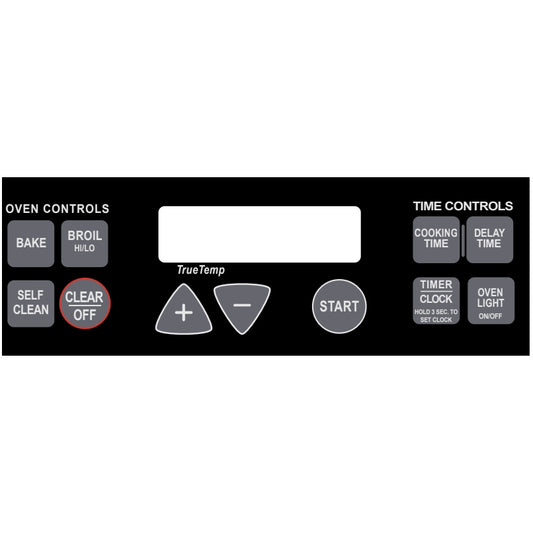 ⭐NEW! Stove Overlay Display Face Works With WB27X27482 164D6582G002 Oven Control ⭐ Fast Shipping!