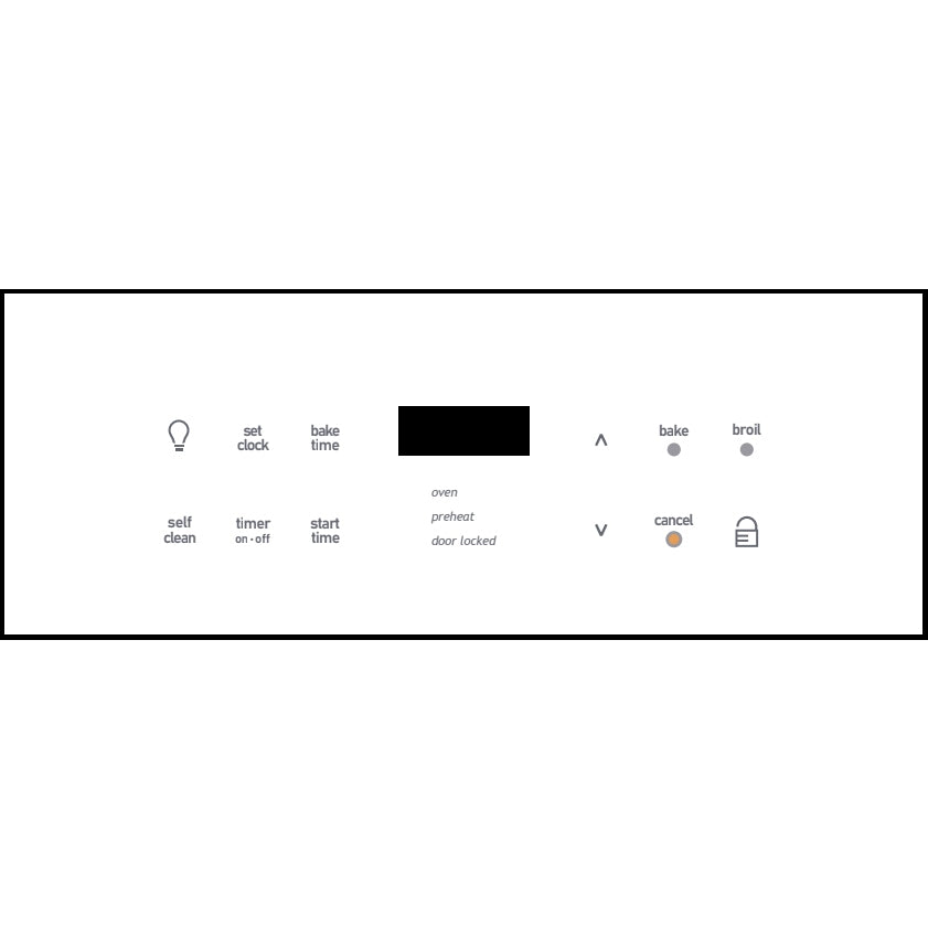 ⭐NEW! Stove Overlay Display Face Works With 316557201 Oven Control ⭐ Fast Shipping!