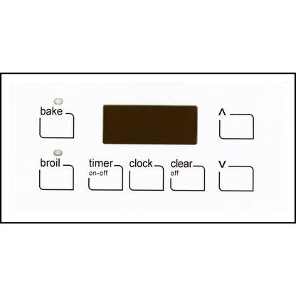 NEW! Stove Overlay Display Face Works With 31622280 A12736402 316455400 White Oven Control ⚡️2 Year Warranty⚡️Fast Shipping⚡️