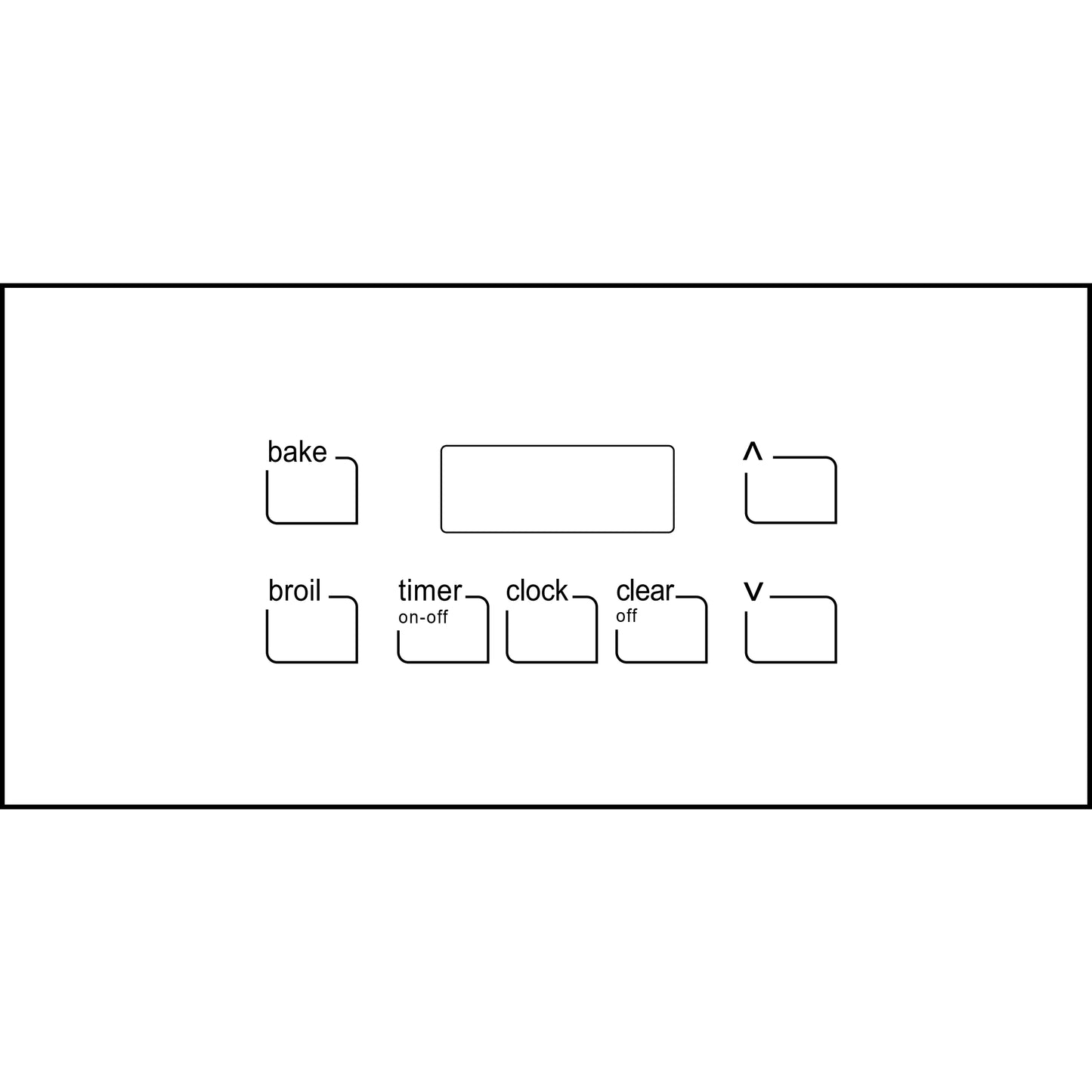 NEW! Stove Overlay Display Face Works With 31622280 A12736402 316455400 White Oven Control ⚡️2 Year Warranty⚡️Fast Shipping⚡️