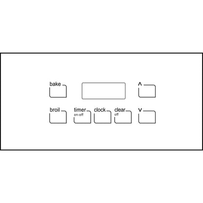 NEW! Stove Overlay Display Face Works With 31622280 A12736402 316455400 White Oven Control ⚡️2 Year Warranty⚡️Fast Shipping⚡️