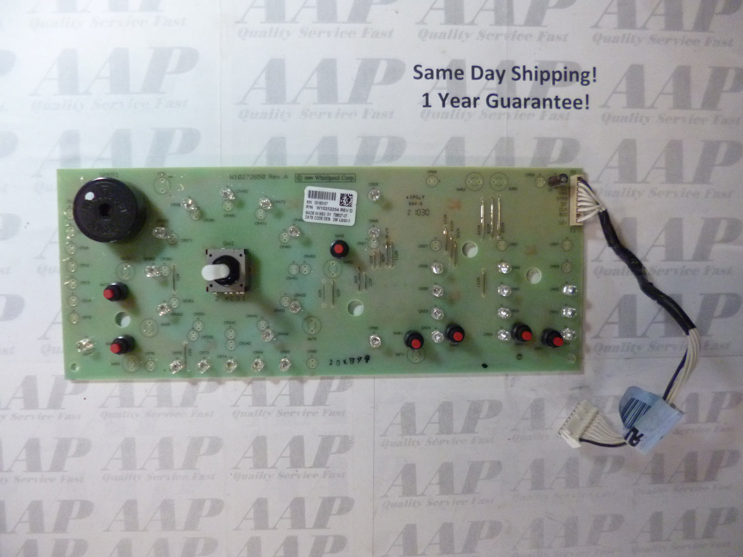 Genuine OEM Whirlpool Maytag Control Board W10252254 REV D🔥 2 Year Warranty 🔥 Fast Shipping 🔥