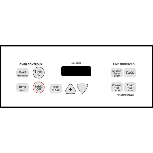 ⭐NEW! Stove Overlay Display Face Works With WB27T10826 191D3927P002 Oven Control ⭐ Fast Shipping!