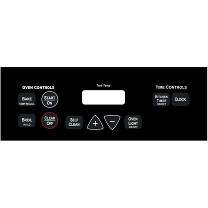 NEW! Stove Overlay Display Face Works With 183D8192P001 WB27K10090 Oven Control ⚡️2 Year Warranty⚡️Fast Shipping⚡️