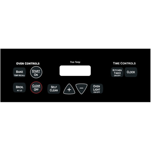 NEW! Stove Overlay Display Face Works With 183D8192P001 WB27K10090 Oven Control ⚡️2 Year Warranty⚡️Fast Shipping⚡️