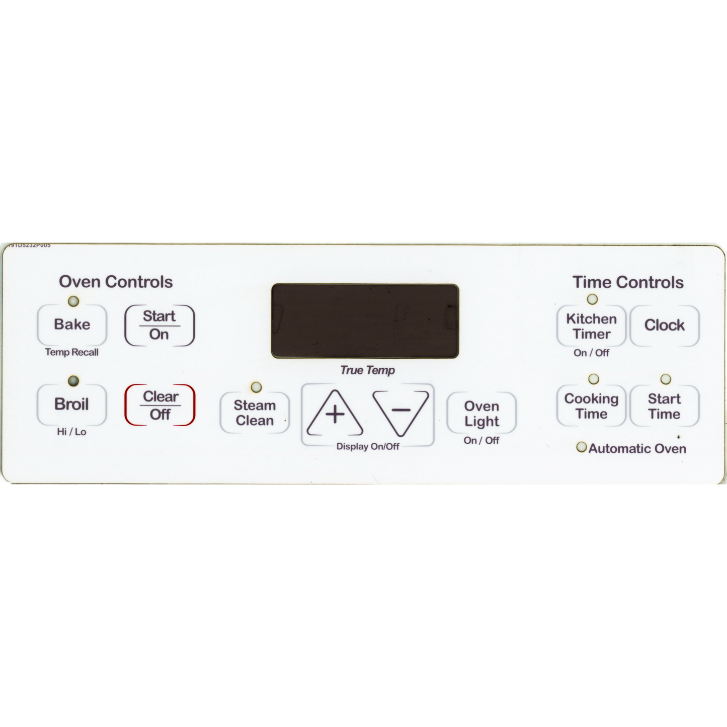 ⭐NEW! Stove Overlay Display Face Works With WB27T11278 164D8450G019 Oven Control ⭐ Fast Shipping!