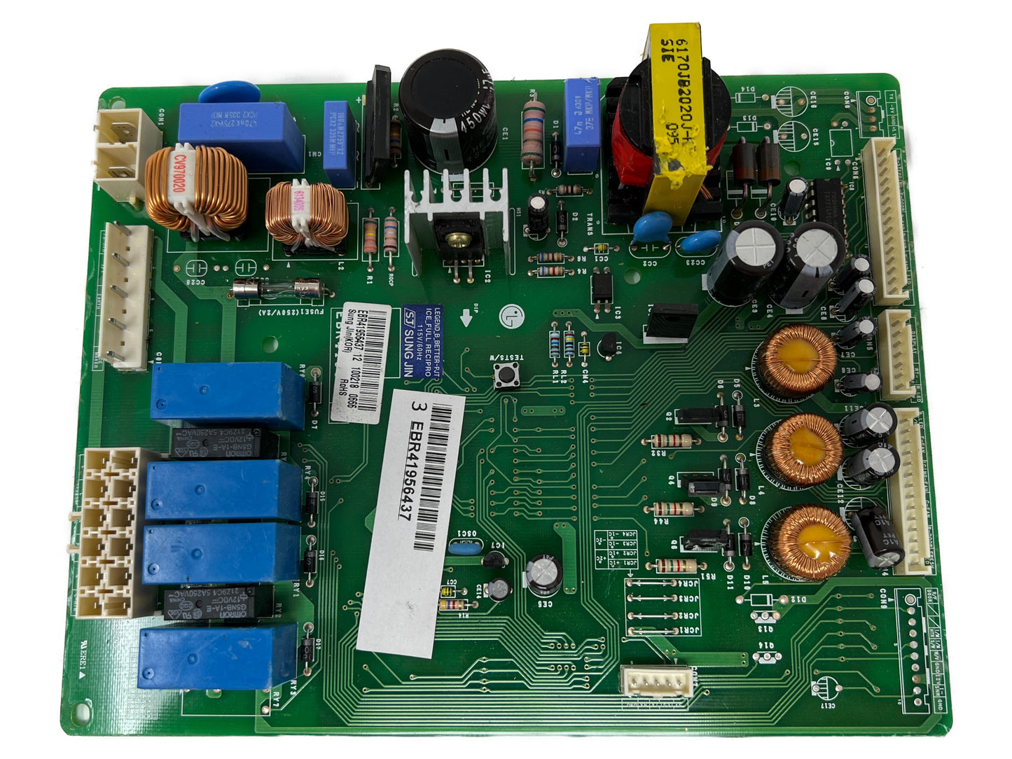 EBR41956437 LG Refrigerator Control Board *1 Year Guaranty* FAST SHIP