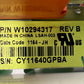 W10294317  Dryer Main Control ⚡️2 Year Warranty ⚡️ Fast Shipping ⚡️