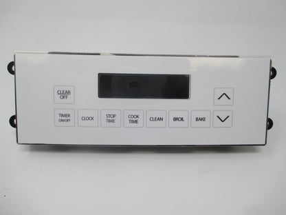 WB27K5137 191D1001P004 GE White Stove Control *LIFETIME Guarantee* New Face