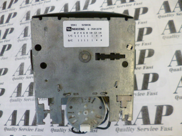 6 2601870 22002717 AAP REFURBISHED Maytag Washer Timer LIFETIME Guarantee