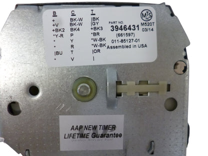 3946431 = 3356458 = 661597 AAP REFURBISHED Whirlpool Timer LIFETIME Guarantee