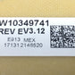 W10349741 Whirlpool Grey Stove Control LIFETIME Guarantee FAST Ship