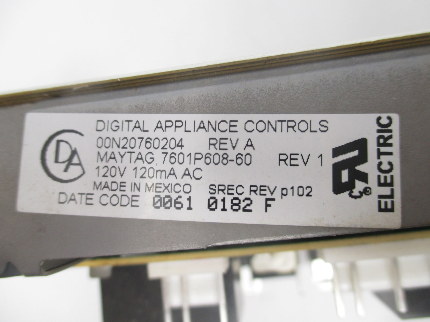 7601P608-60 74004542 Maytag White Stove Control *1 Year Guaranty* FAST SHIP