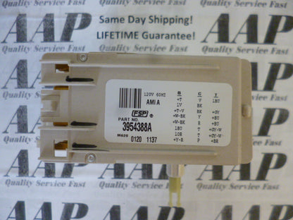 3954388 NT 3954388A AAP REFURBISHED Whirlpool Washer Timer LIFETIME Guarantee