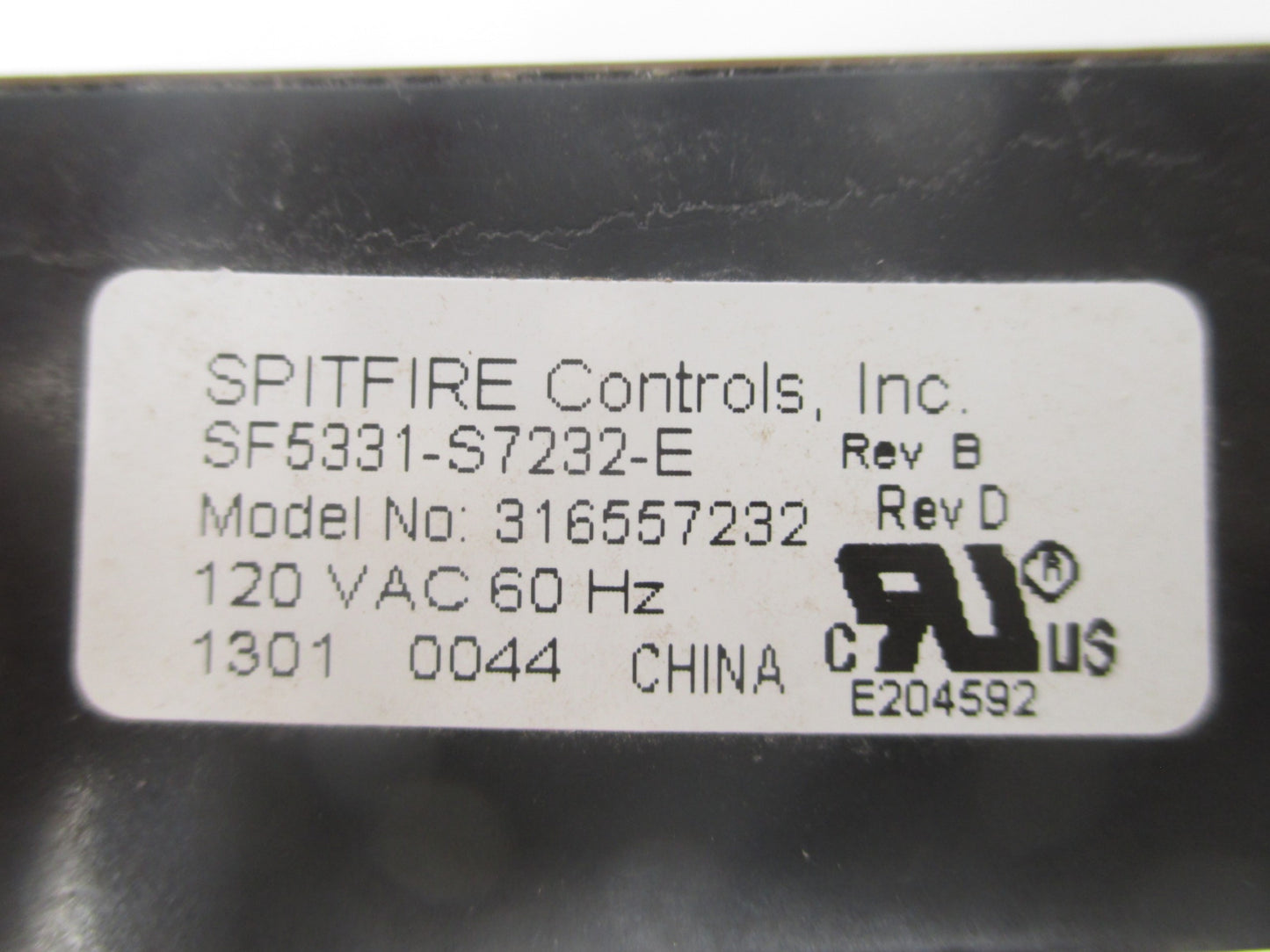 316557232 REFURBISHED Frigidaire Black Stove Range Control *2 Year Guarantee*