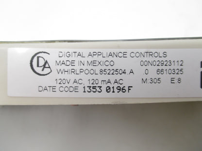 8522504 Whirlpool Black Stove Range Control Board *1 Year Guarantee* New Face