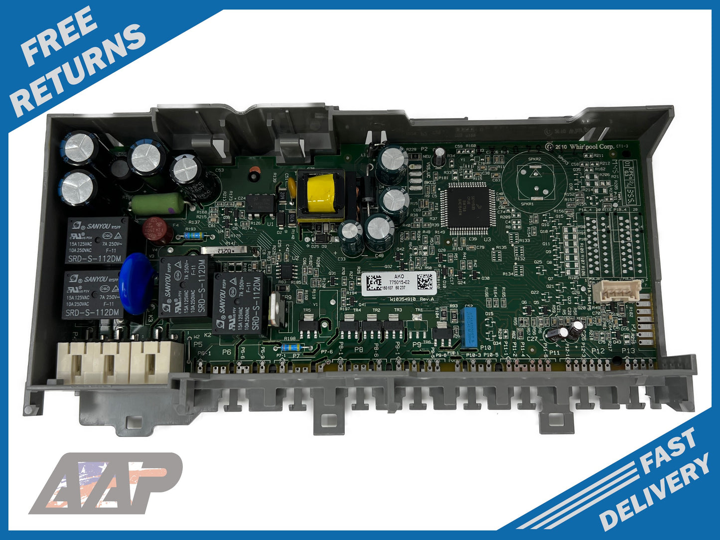 W10789000 Whirlpool Refrigerator Control Board ⚡️2 Year Warranty ⚡️ Fast Shipping ⚡️