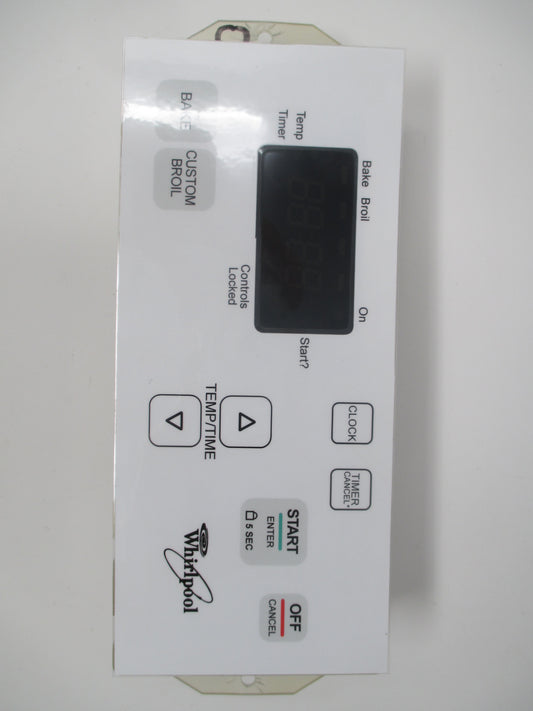 9759925 REFURBISHED Whirlpool White Stove Control *LIFETIME Guarantee* New Face