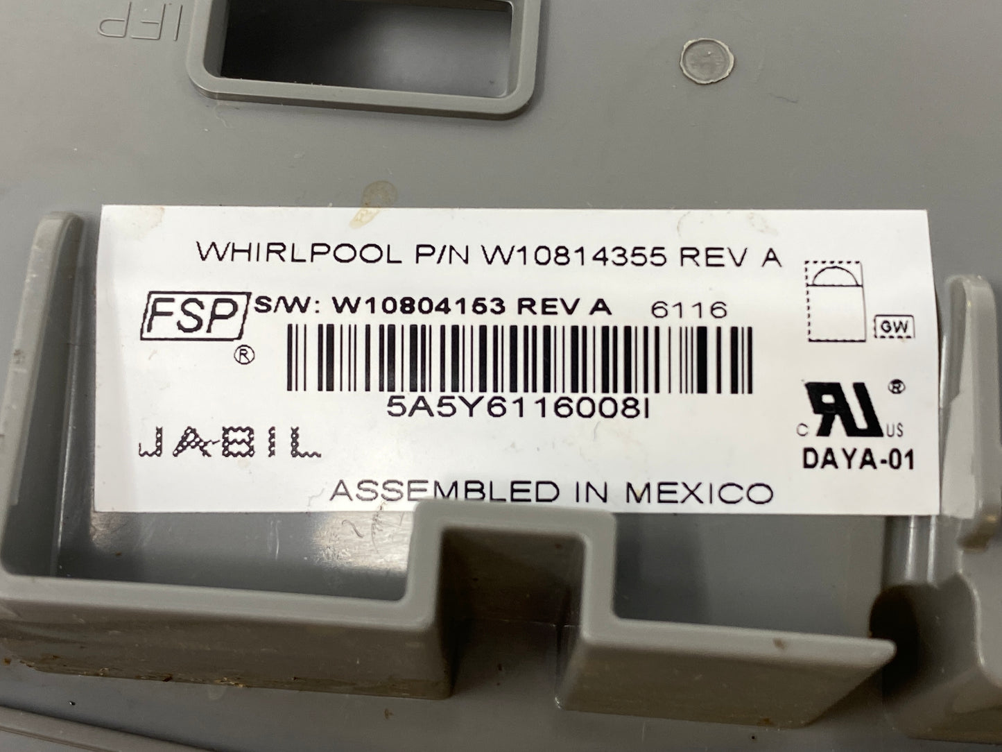 W10814355 Whirlpool Dishwasher Control ⚡2 Year Warranty ⚡ Fast Shipping⚡