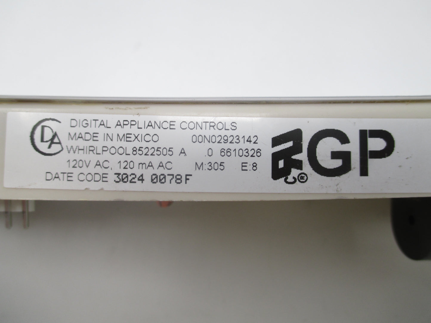 8522505 Whirlpool White Stove Range Control Board⚡️2 Year Warranty ⚡️ Fast Shipping ⚡️ New Face