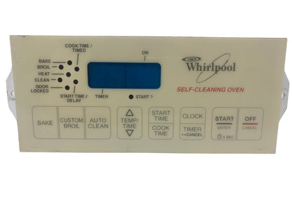 8053159 6610158 Off White Whirlpool Stove Control ⚡2 Year Warranty ⚡ Fast Shipping⚡