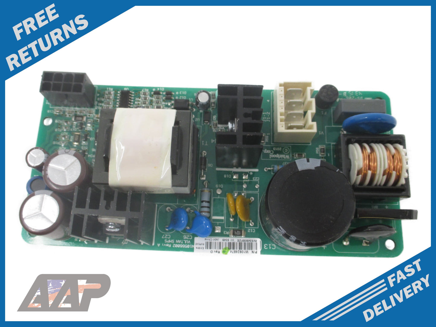 W10624574 Whirlpool Refrigerator Control Board ⚡2 Year Warranty ⚡ Fast Shipping⚡