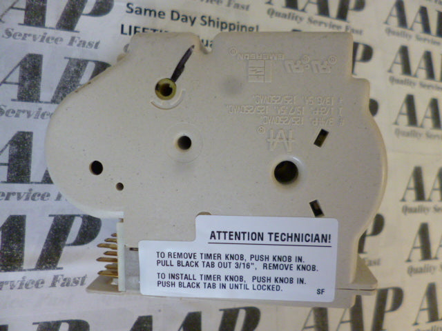 3954388 NT 3954388A AAP REFURBISHED Whirlpool Washer Timer LIFETIME Guarantee