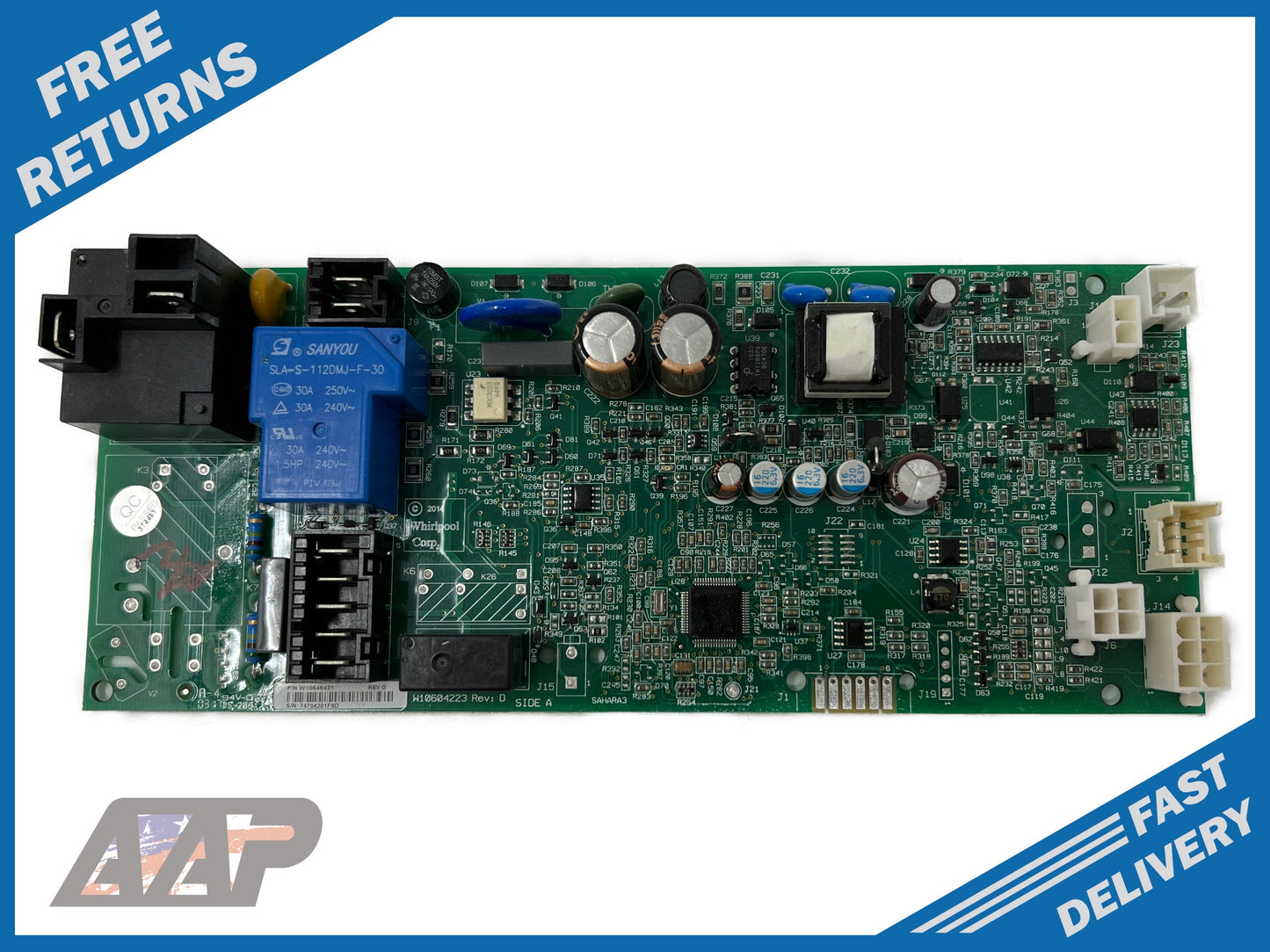 W10889255 AAP REFURBISHED Dryer Control Board ⚡️2 Year Warranty⚡️Fast Shipping⚡️