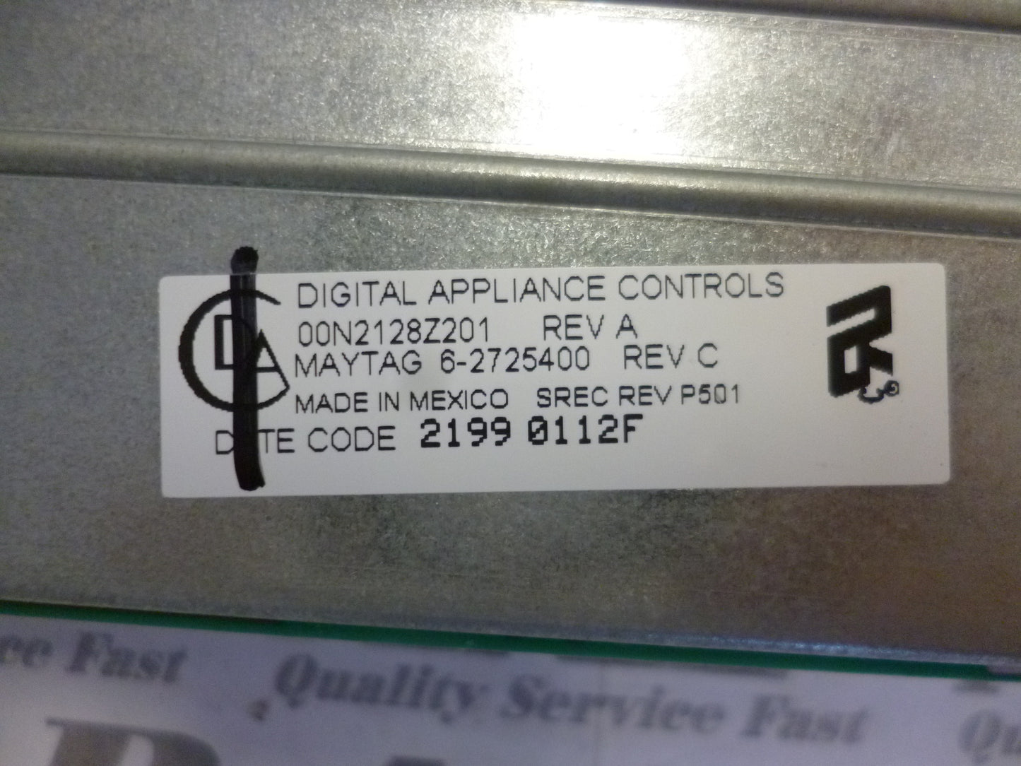 6-2725400 6 2725400 Maytag Washer Control ⚡2 Year Warranty ⚡ Fast Shipping⚡