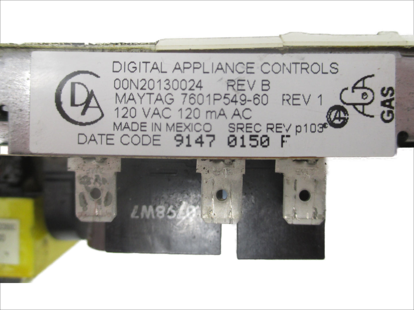 7601P549-60 Maytag White Stove Range Control *1 Year Guarantee* Same Day Ship