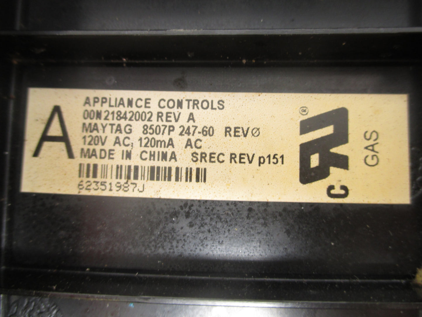 8507P247-60 AAP REFURBISHED Maytag White Stove Control LIFETIME Guarantee