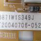 6871W1S349J 6871W1S350A LG Microwave Control Board *1 Year Guarantee*