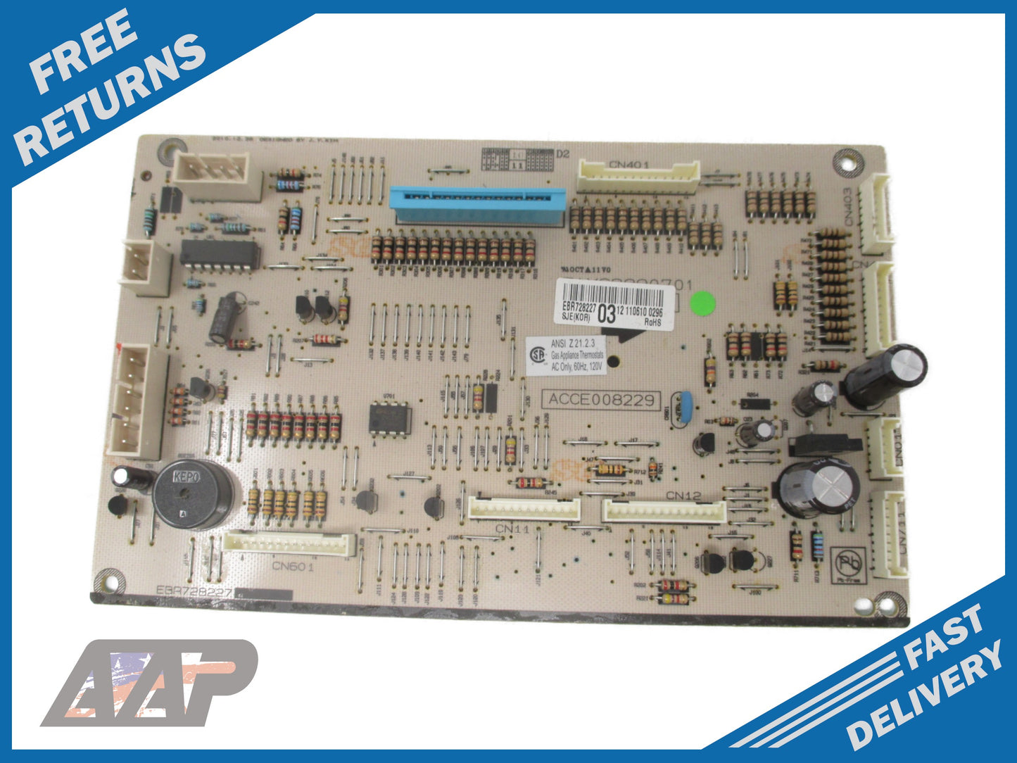 EBR72822703 LG Stove Range Control Board ⚡2 Year Warranty ⚡ Fast Shipping⚡