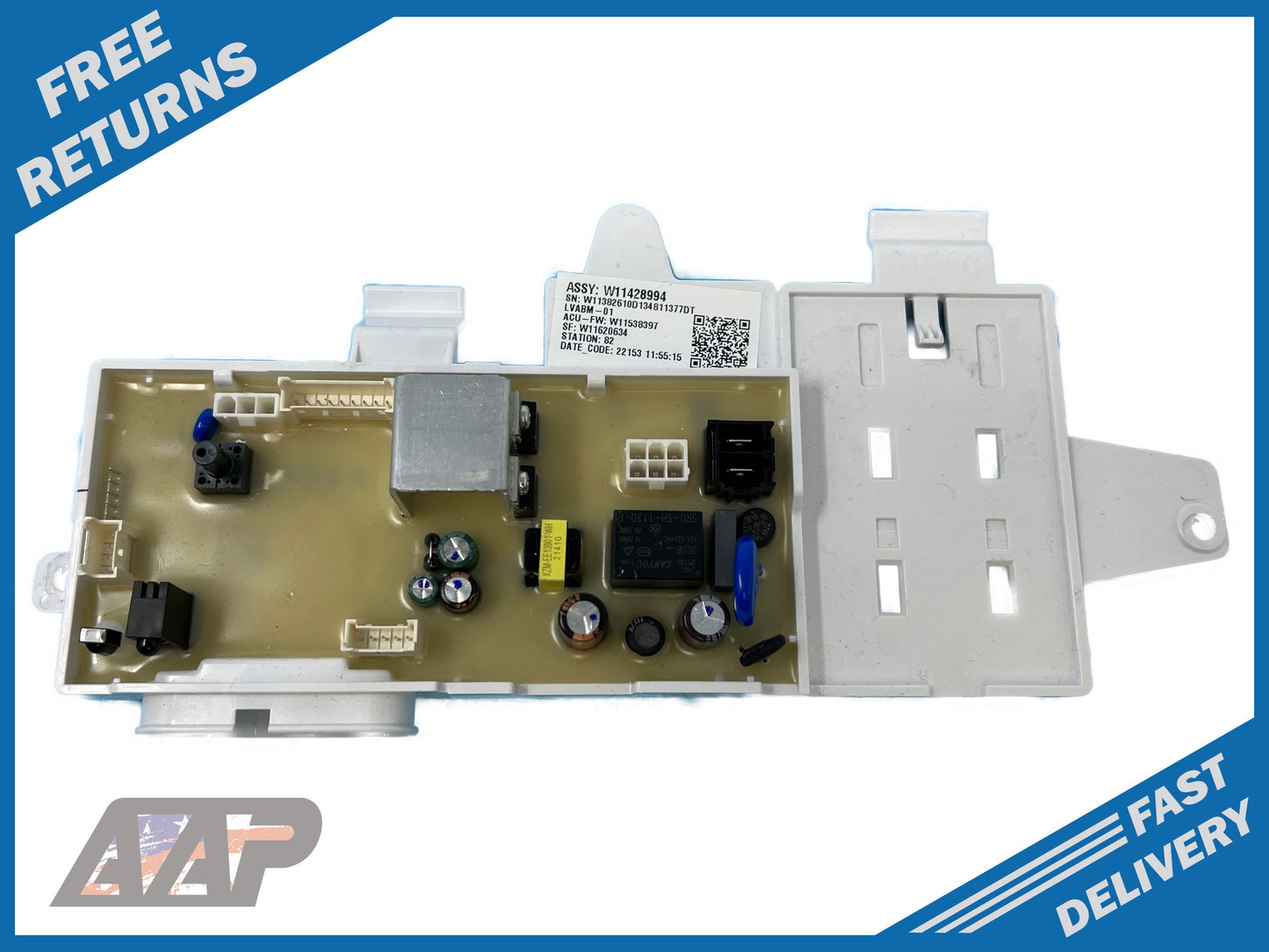 W11382610 Whirlpool Washer Control Board *1 Year Guaranty* FAST SHIP