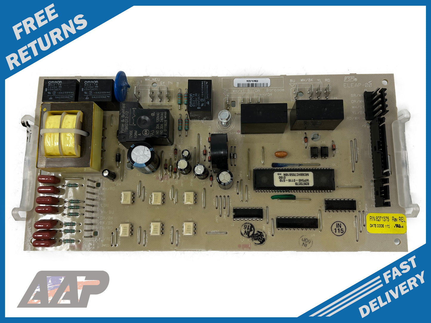 8271375 Whirlpool Washer Control Board *1 Year Guaranty* FAST SHIP