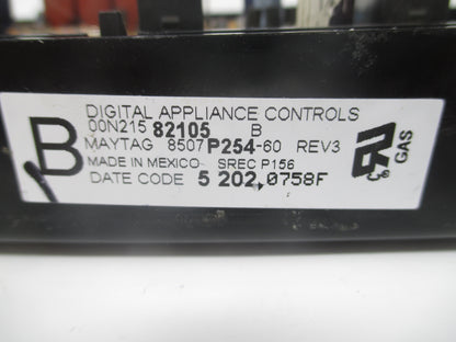 8507P254-60 Maytag Black Stove Control ⚡2 Year Warranty ⚡ Fast Shipping⚡