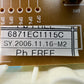 6871EC1115C LG Dryer Control User Interface *1 Year Guarantee* SAME DAY SHIP