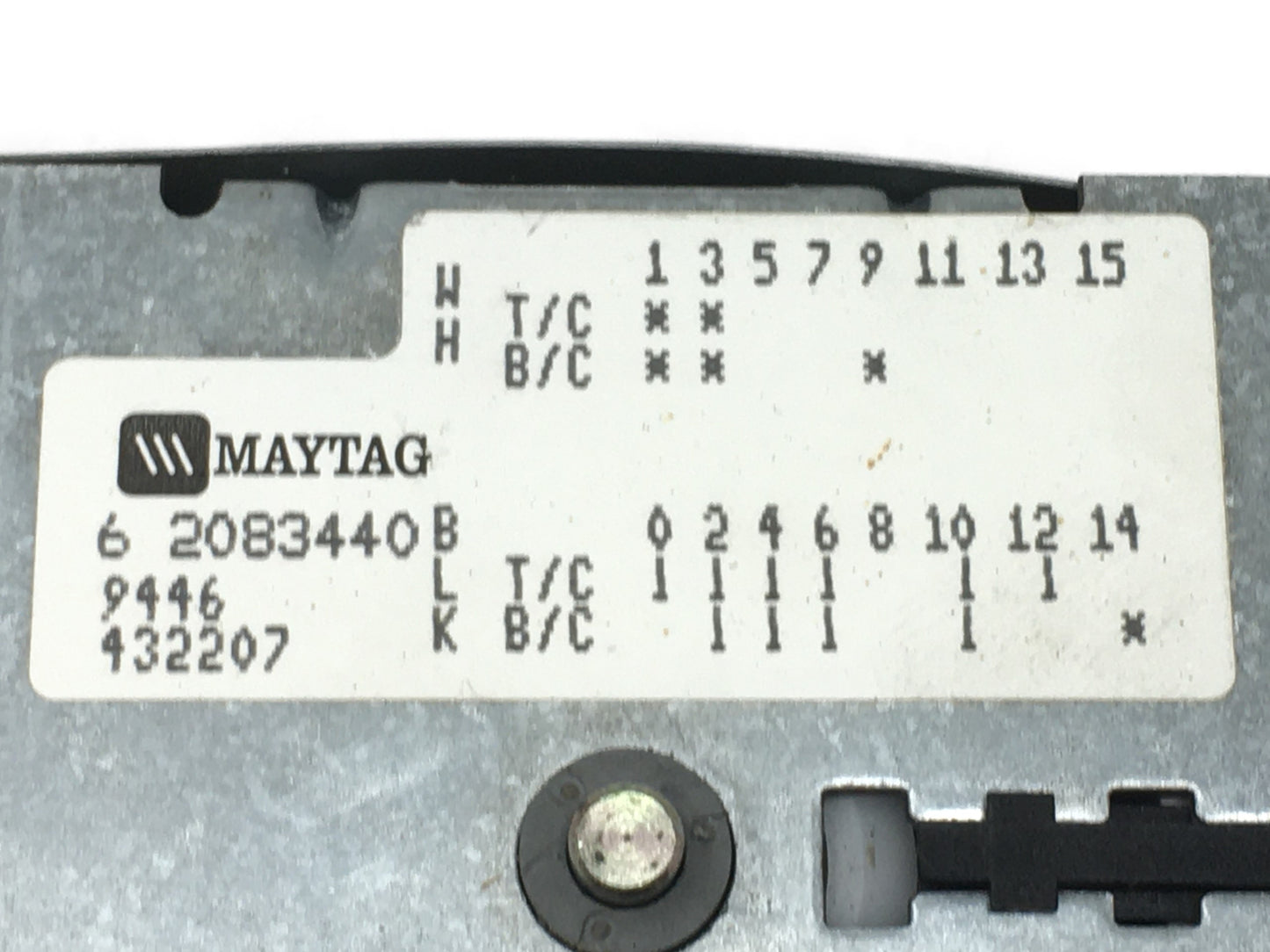 6 2083440 22001253 AAP REFURBISHED Maytag Washer Timer LIFETIME Guarantee