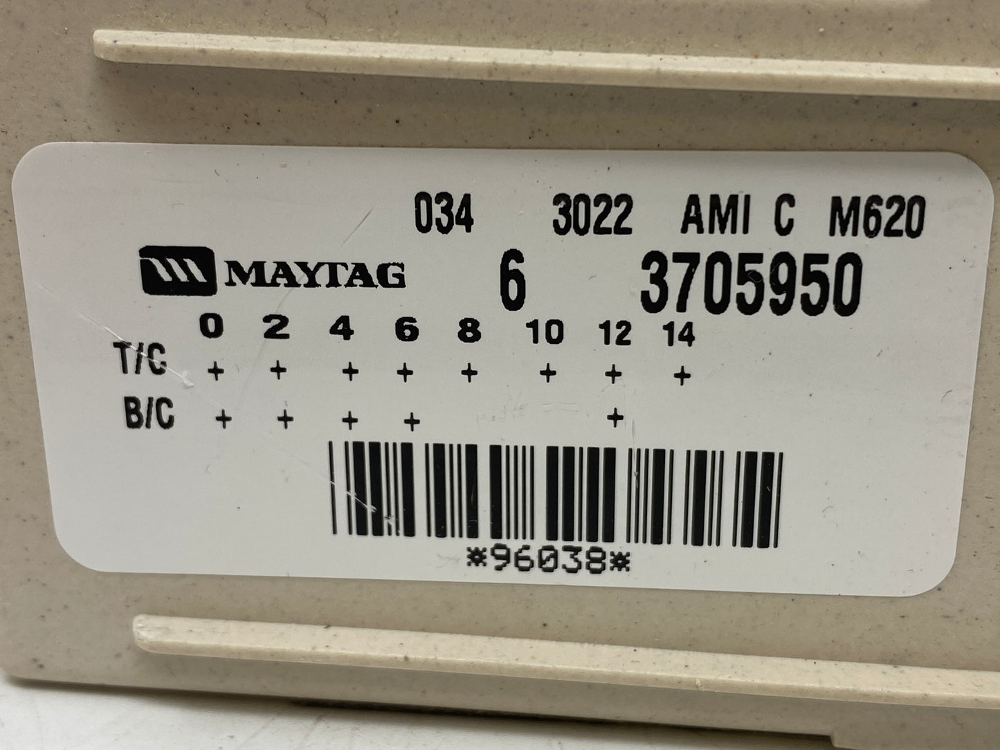 6 3705950 22002452 AAP REFURBISHED Maytag Washer Timer LIFETIME Guarantee