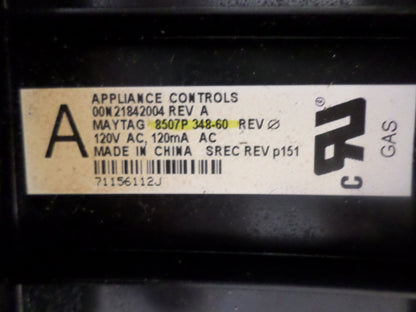 8507P348-60 74009908 AAP REFURBISHED Black Stove Control LIFETIME Guarantee