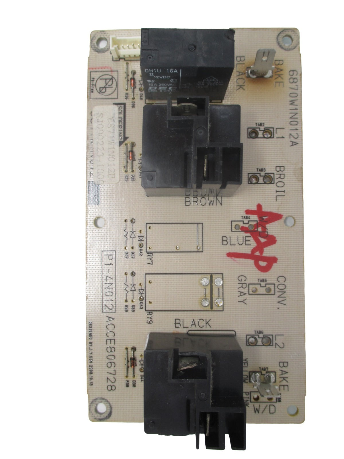 6871W1N012B LG Stove Range Control Board *1 Year Guarantee* Same Day Ship