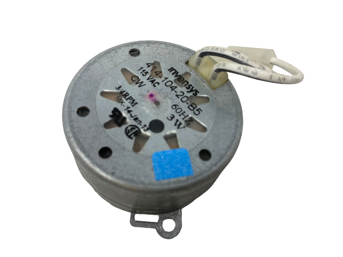 414-104-20-B5 Timer Motor 115 VAC 60Hz 3W 20 Teeth CW Clockwise