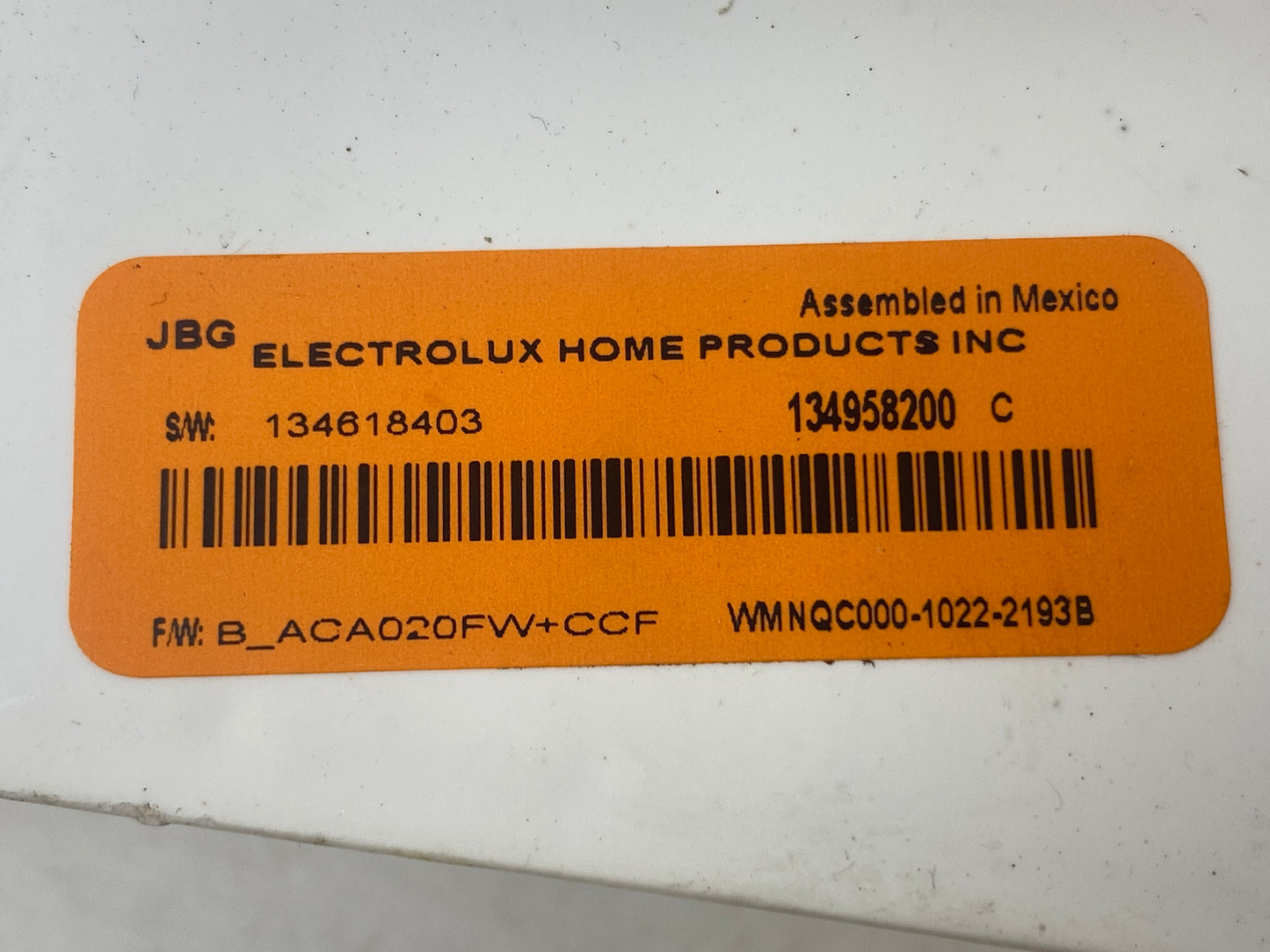 134958200 Frigidaire Electrolux Washer Control ⚡2 Year Warranty ⚡ Fast Shipping⚡