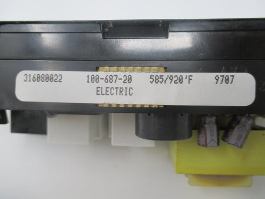 316080022 Black Frigidaire Stove Range Control *1 Year Guarantee* SAME DAY SHIP